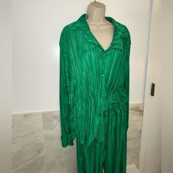 Y2k 90s Inspired 2 Pcs Pleated Set - Picture 5 of 13